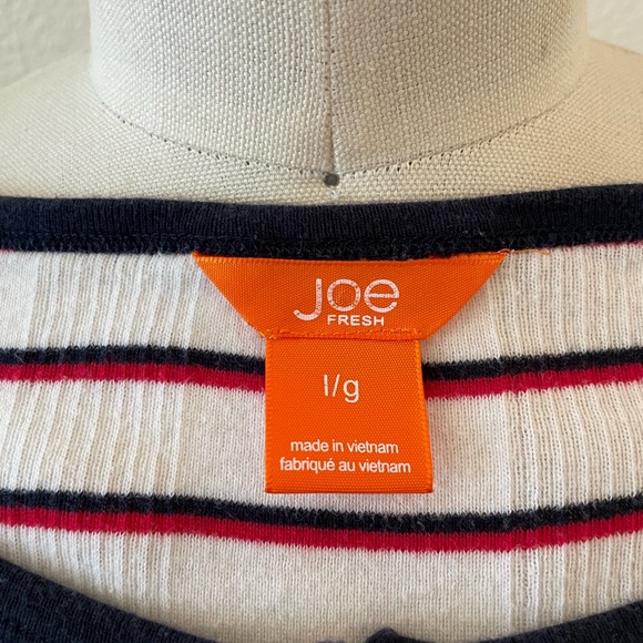 Joe Fresh Stripped Henley - Picture 2 of 8